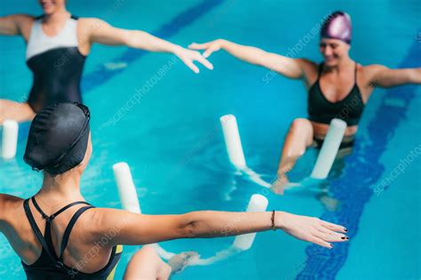 Aqua aerobics - Stock Image - F027/7370 - Science Photo Library