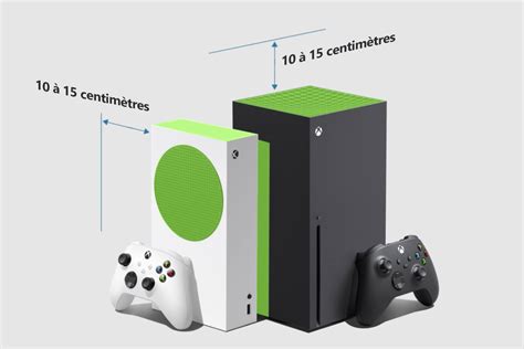 Xbox Series X|S : voici comment placer vos consoles pour éviter la chauffe (espace et aération ...