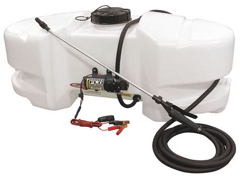 FIMCO Spot Sprayer, Tank Capacity 25 gal, Flow Rate 1.2 gpm, 35 PSI, Hose Length 15 ft - 4NEC6 ...