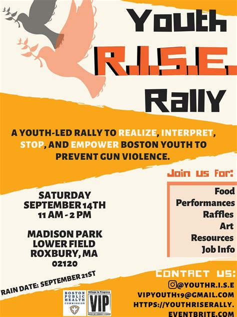 Youth R.I.S.E Rally flyer jpeg – Greater Mattapan Neighborhood Council (GMNC)