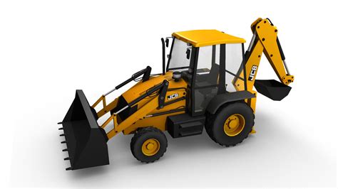 JCB Backhoe Loader Model - TurboSquid 1736397