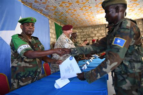 Somali Army troops graduate from a Combat course in built up areas - AMISOM