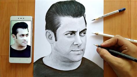 Drawing Salman Khan. (Race3) - YouTube