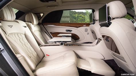 2017 Bentley Mulsanne Extended Wheelbase (Color: Damson over Tungsten) | Interior, Rear Seats