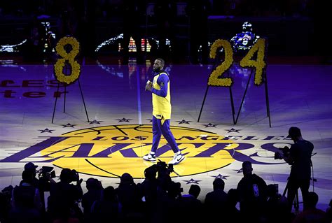 ‘Live on, brother.’: How LeBron James helped put finishing touches on the Lakers’ tribute to ...