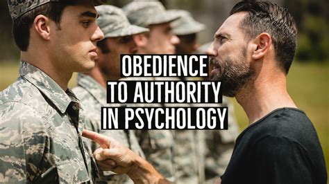 Obedience to Authority in Psychology