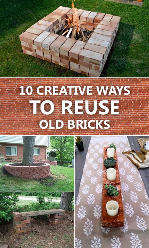 10 Creative Ways To Reuse Old Bricks | Old bricks, Diy backyard ...