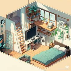 52 Rooms xyz ideas | isometric art, isometric design, isometric