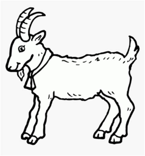 Goat Permalink To Ideas Clipart Black And White For - Goatblack And White Clipart, HD Png ...