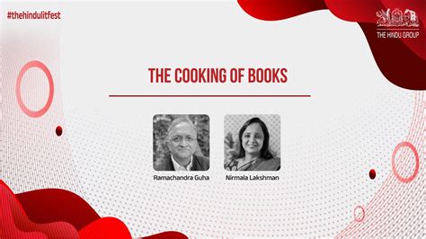 'The Cooking of Books' | With Ramachandra Guha and Nirmala Lakshman | The Hindu Lit Fest 2024 ...