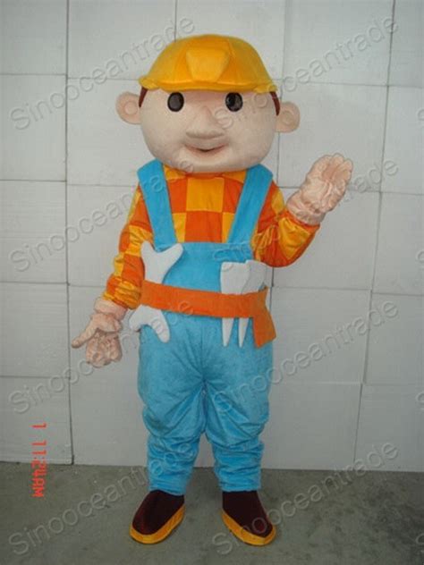 Bob The Builder Adult Costume - Free Feet Cum