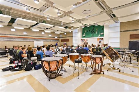 Ridgewood High School Band Room Addition in Norridge, Illinois - DLA Architects