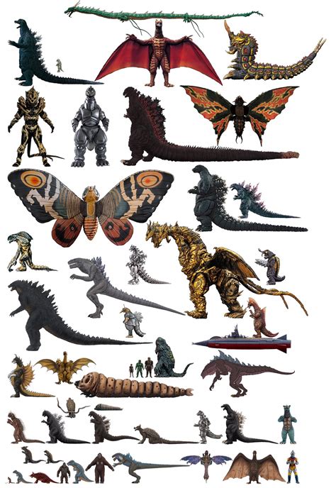 Kaiju Size Chart Finished | Images and Photos finder