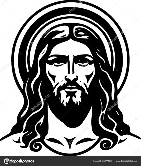 Great Lovely Holy Christ Vector Art Vector Illustration Stock Vector by ...