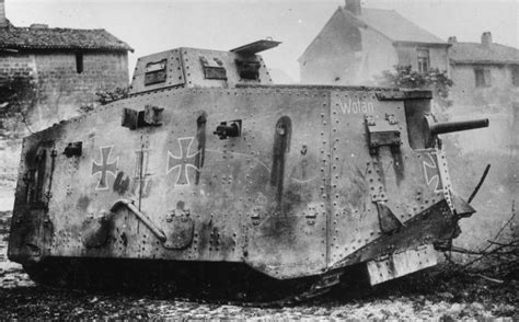 WW1 German AV7 Heavy Tannk 1918 | German army, Ww1 tanks, German tanks