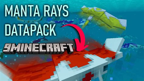 Manta Rays Data Pack (1.19.2, 1.18.2) - Colored Manta Rays In Minecraft! - Mc-Mod.Net