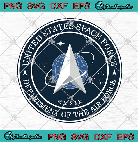 United States Space Force Logo SVG PNG Vector Art - Svgoceandesigns