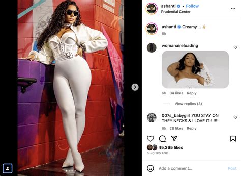 'Obsessed': Ashanti Dazzles In All-White, Leaving Fans Speechless Over Her Slim Waist and 'Brick ...