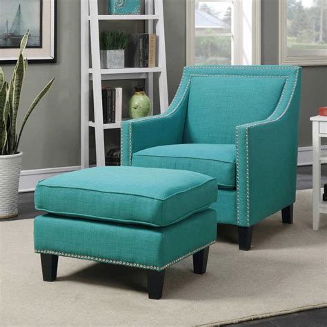 Blue Accent Chair with Ottoman - Best Furniture Gallery Check more at http://amphibiouskat.com ...