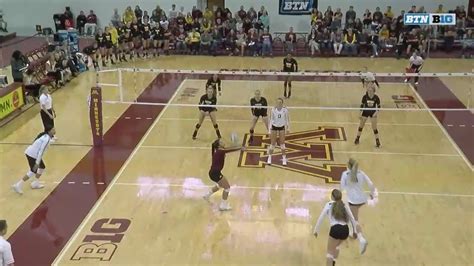 Iowa at Minnesota - Volleyball Highlights - YouTube