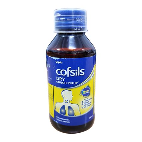 COFSILS DRY COUGH Syrup 100ml : Price, Uses, Side Effects | Netmeds