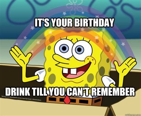 13 Perfect SpongeBob SquarePants Birthday Memes and GIFs to Share With Your Friends - Funny ...