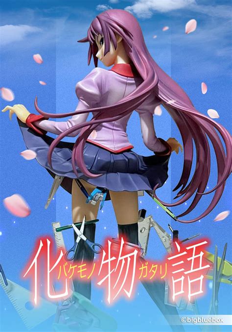 Bakemonogatari poster but with the scale figure version : r/araragi