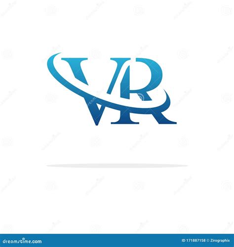 Creative VR Logo Icon Design Stock Vector - Illustration of concept ...