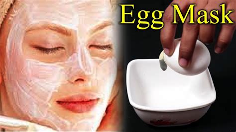 Homemade Egg White Face Mask for Glowing Skin - New Look - YouTube