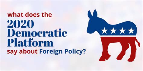 6 Foreign Policy Takeaways from the 2020 Democratic Party Platform – USGLC