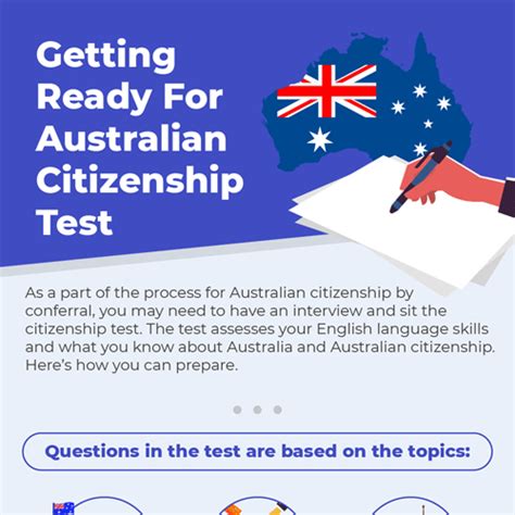 Get Ready For Australian Citizenship Test - InfographicBee.com