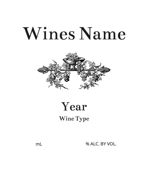 Wine Label Templates - Design Free Online | SheetLabels.com®