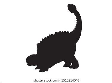 Silhouette ankylosaurus Images, Stock Photos & Vectors | Shutterstock