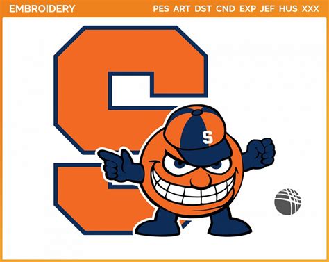 Syracuse Orange - Mascot Logo (2006) - College Sports Embroidery Logo in 4 sizes & 8 formats