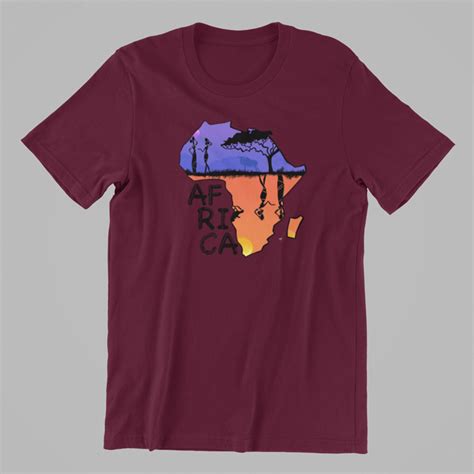 Africa Map T-Shirt - Sapatuu