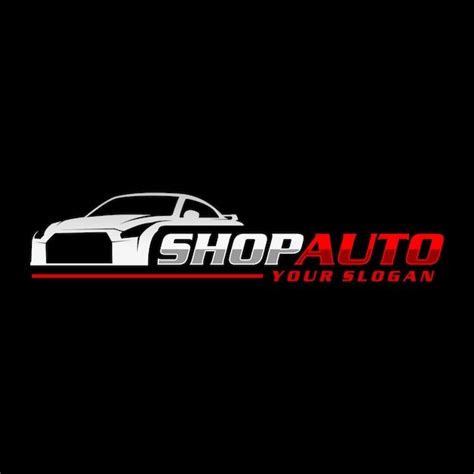 Premium Vector | Logo shop auto | Automotive logo design, Car shop, Car ...