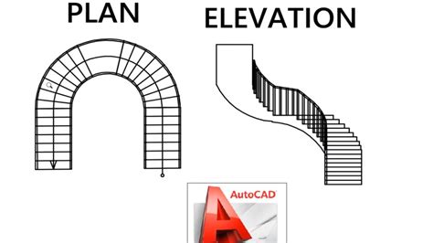 Spiral Staircase Plan Cad