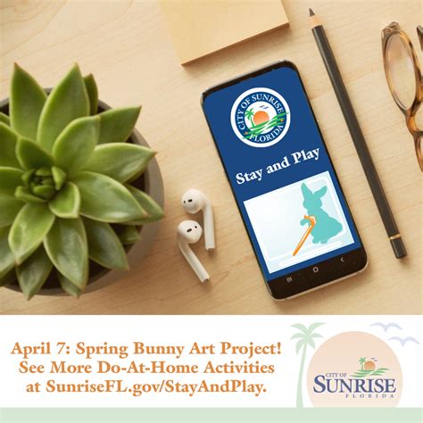 City of Sunrise on Twitter: "🐰 Today we've got a new at-home kids ...