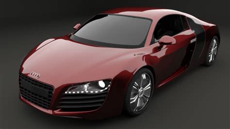 Audi R8 Free 3D Model - .dae .blend .fbx - Free3D