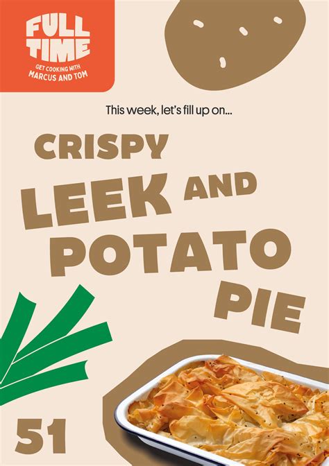 Full Time Meals: Crispy Leek and Potato Pie - FareShare