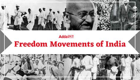 Important Indian Freedom Movements During Independence from 1857 to 1942