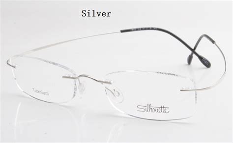 Luxury Brand Silhouette Titanium Rimless Optical Glasses Frame No Screw ...