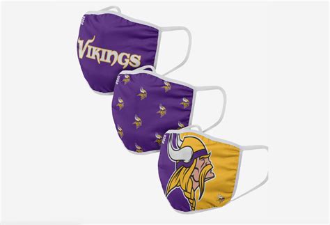 New Minnesota Vikings face masks are the perfect accessory for fans