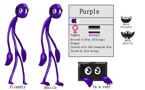 Purple Ref Sheet (Rainbow Friends) by DarkDragonDeception on DeviantArt