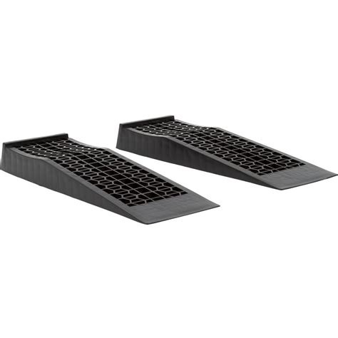 DISCOUNT RAMPS Low Profile Plastic Car Service Ramps-6009-V2 - The Home Depot