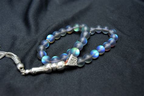 Turkish Islamic 33 Prayer Beads Matte Aura Quartz Tesbih - Etsy