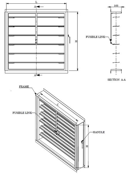 Fusible Link Fire Damper