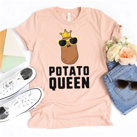 Potato Queen T-shirt / Funny Potato Shirt / Potato Queen / - Etsy Ireland