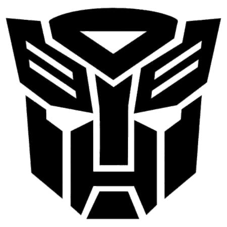 Autobot Logo Black transparent PNG - StickPNG