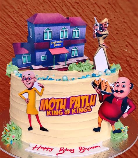 Motu Patlu Birthday Cake Ideas Images (Pictures)